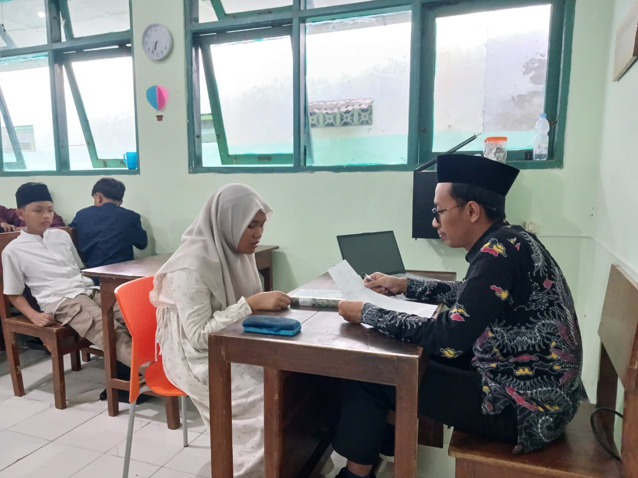 Murid Baru MTsN 9 Bantul Semangat Berlatih Hafalan Al-Qur’an